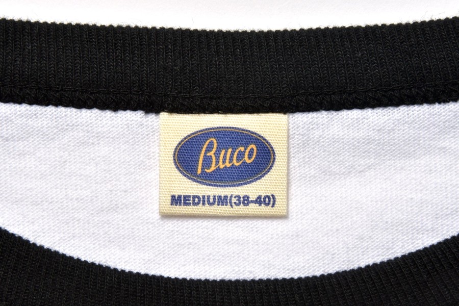 Buco Buco Baseball Tee / Oval Logo (Checkered) White New