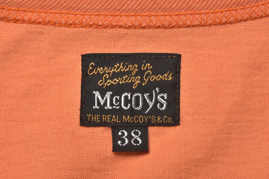 The Real McCoy's Military Tee / Troopers 71 Tangerine Hot