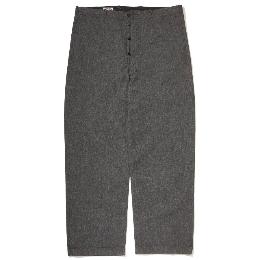 Joe McCoy Salt And Pepper Chambray Atelier Trousers 026 Salt&Pepper New