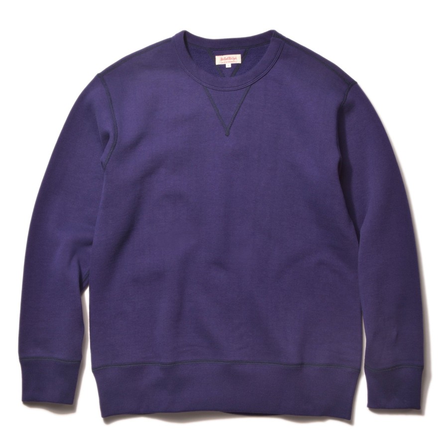 Joe McCoy 10 Oz. Loopwheel Crewneck Sweatshirt 130 Purple Clearance