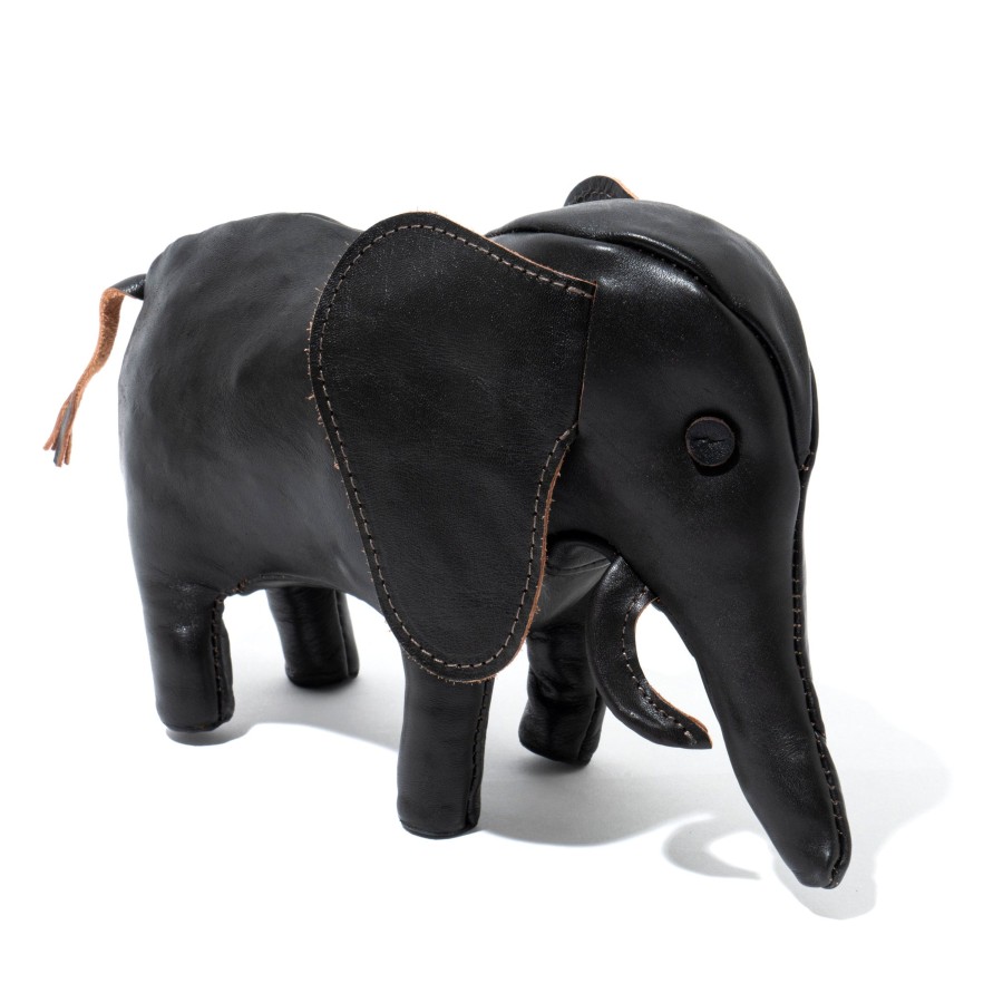 The Real McCoy's Handcrafted Horsehide Animals - Elephant Brown Wholesale