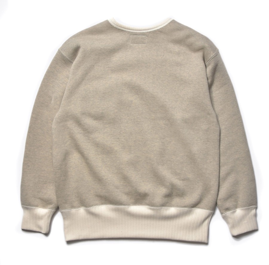 The Real McCoy's Military Pocket Sweatshirt 013 Oatmeal Online