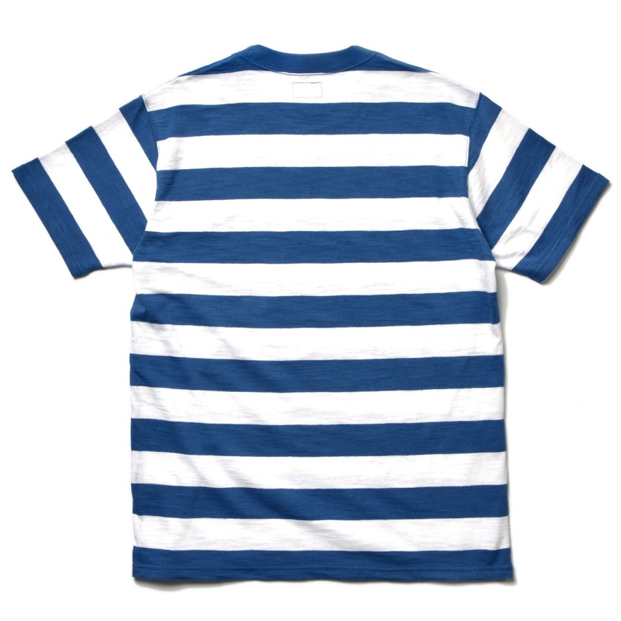 Buco Buco Stripe Tee S/S 312 White X Blue Best