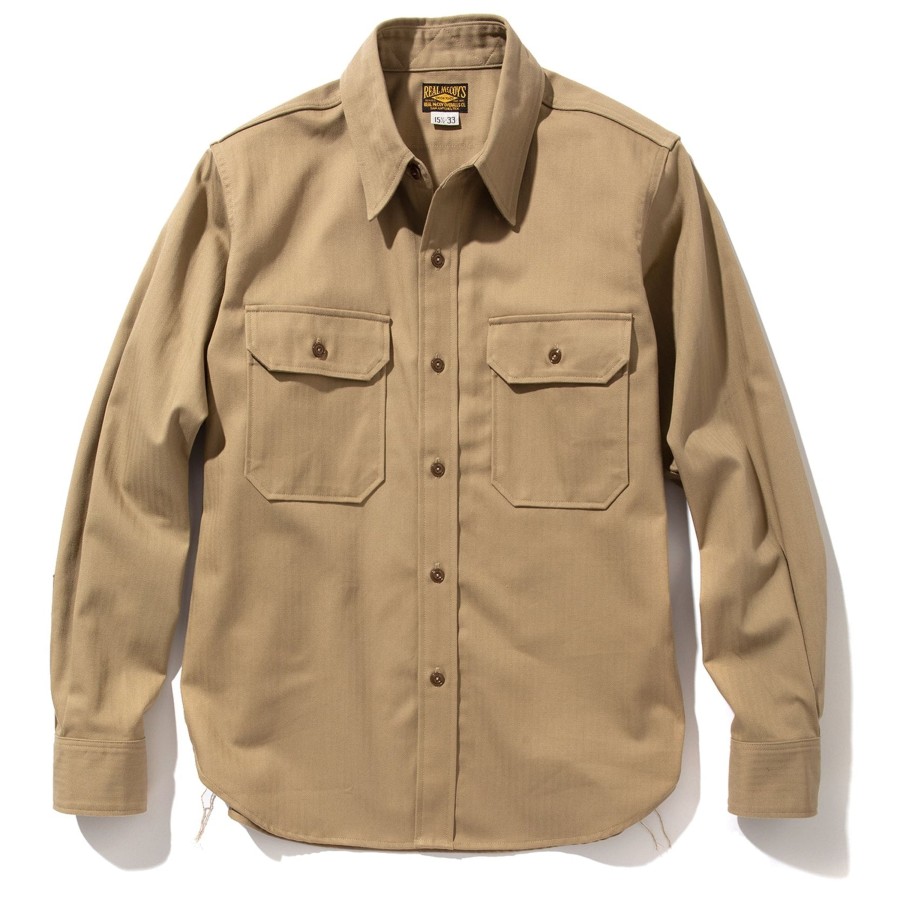 The Real McCoy's M-38 Khaki Shirt 040 Khaki Online